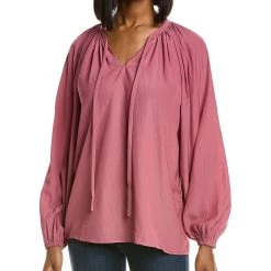 Joan Vass V-Neck Blouse - women
