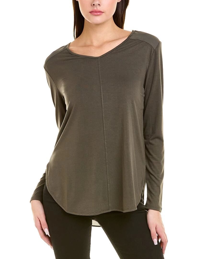Joan Vass Mixed Knit Top - women 3 Joan Vass Mixed Knit Top - women