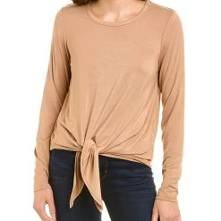 Joan Vass Scoop Neck Top - women