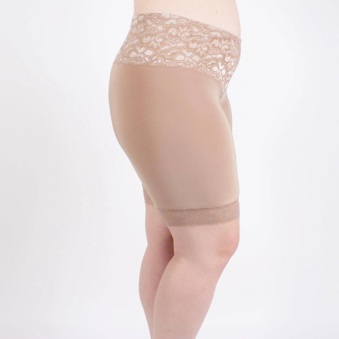 Undersummers by CarrieRae Lace Anti Chafing Shortlette Slipshort 9" - women 9 Undersummers by CarrieRae Lace Anti Chafing Shortlette Slipshort 9" - women - Image 7