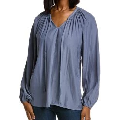 Joan Vass V-Neck Blouse - women