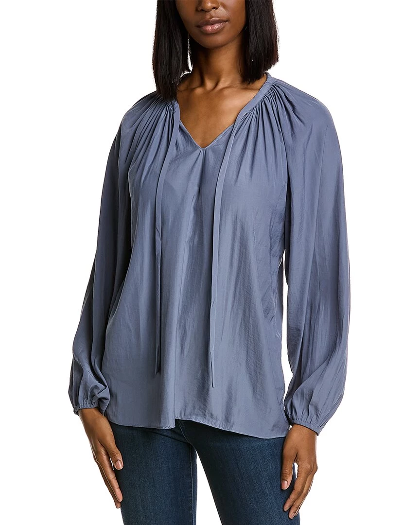 Joan Vass V-Neck Blouse - women 3 Joan Vass V-Neck Blouse - women