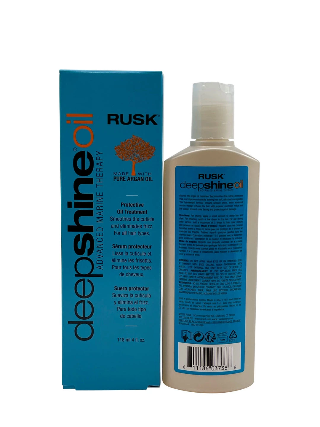 Rusk Deep Shine Oil Protective Oil Treatment 4 OZ 4 Rusk Deep Shine Oil Protective Oil Treatment 4 OZ - Image 2