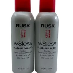 Rusk W8less Spray Gel Firm Hold 5.3 OZ Set of 2