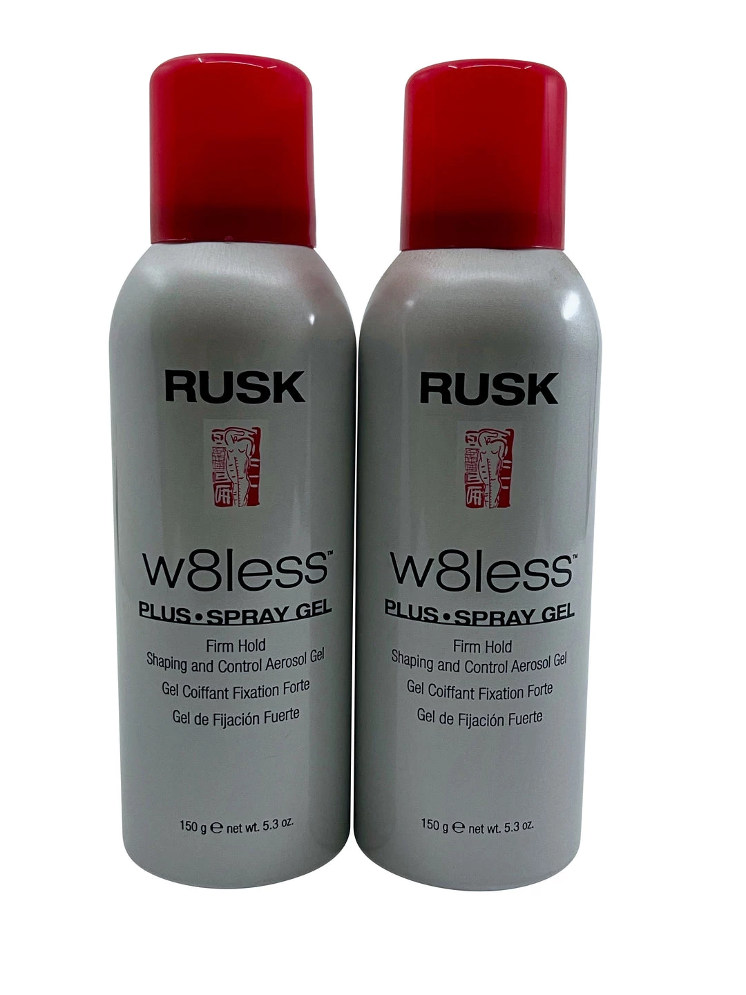 Rusk W8less Spray Gel Firm Hold 5.3 OZ Set of 2 3 Rusk W8less Spray Gel Firm Hold 5.3 OZ Set of 2