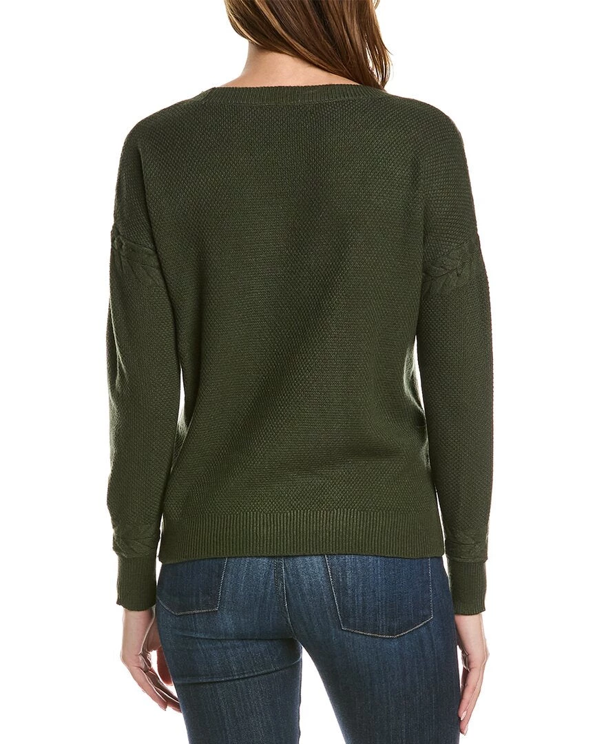 Joan Vass Mixed Cable Rib Pullover - women 4 Joan Vass Mixed Cable Rib Pullover - women - Image 2