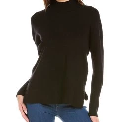 Joan Vass Mock Neck Pullover - women