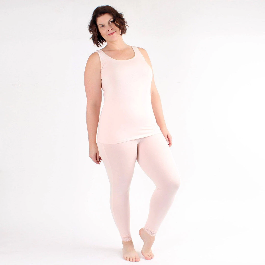 Undersummers by CarrieRae Lux Cotton Long Underwear Legging 28" - women 6 Undersummers by CarrieRae Lux Cotton Long Underwear Legging 28" - women - Image 4