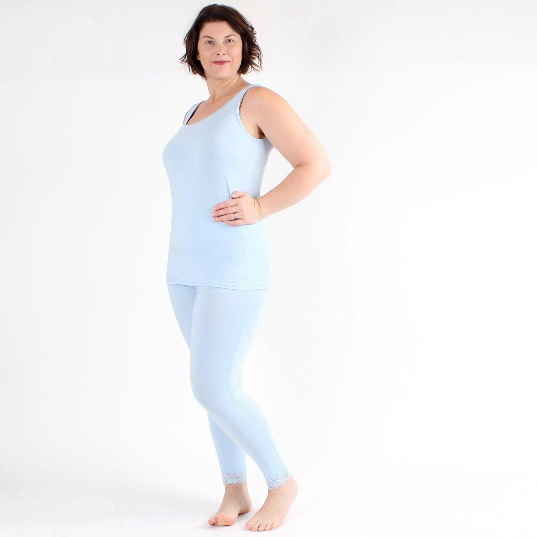 Undersummers by CarrieRae Lux Cotton Long Underwear Legging 28" - women 4 Undersummers by CarrieRae Lux Cotton Long Underwear Legging 28" - women - Image 2