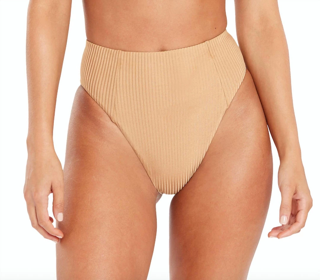 Vitamin A Sienna High Waist Bikini Bottom in Beige - women 3 Vitamin A Sienna High Waist Bikini Bottom in Beige - women