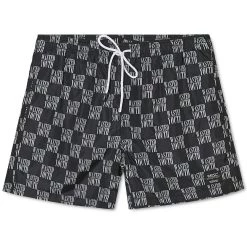 WeSC Mens Printed Beachwear Swim Trunks