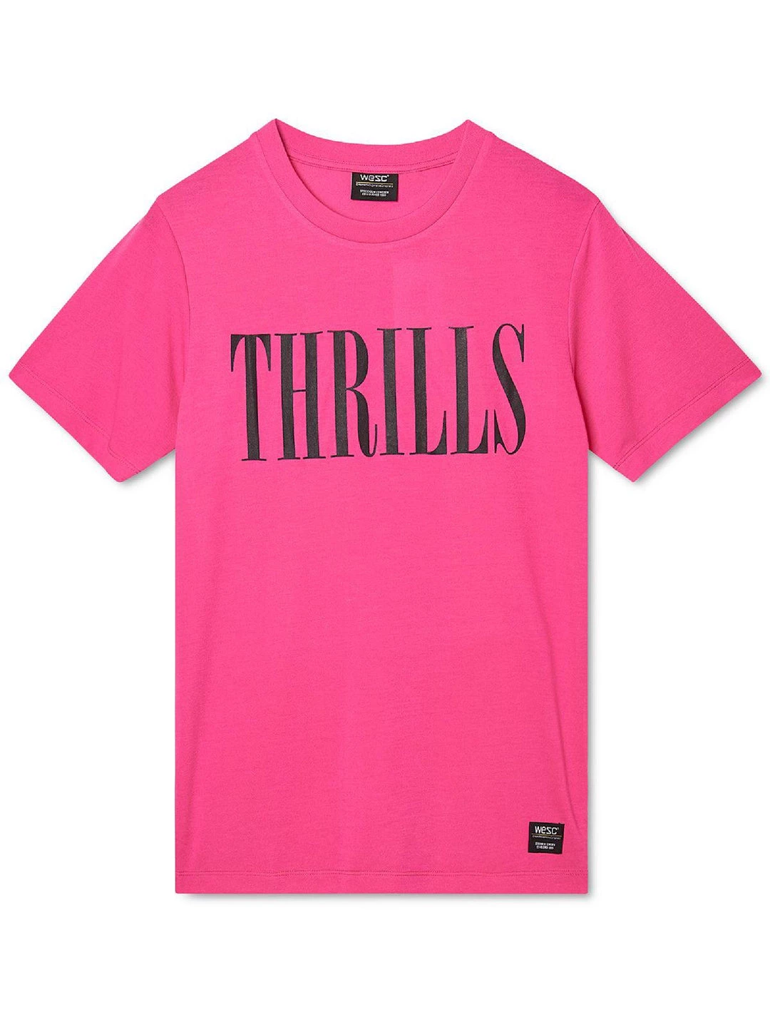 WeSC Max Thrills Mens Thrills Logo Solid T-Shirt 3 WeSC Max Thrills Mens Thrills Logo Solid T-Shirt