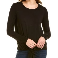Joan Vass Scoop Neck Top - women