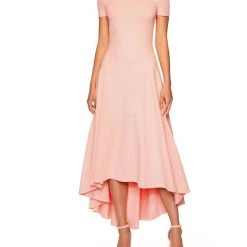 Susana Monaco Off Shoulder Dress in Peach - women