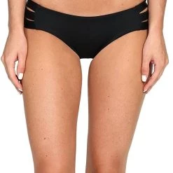 Vitamin A Emelia Triple Strap Bottom in Black - women
